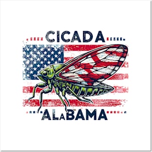 Cicada Alabama Posters and Art